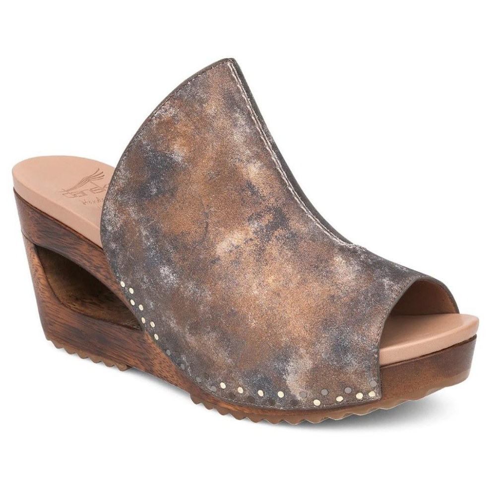 Dansko leather Sage wedge sandal